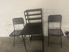 Balkontisch klappbar mit 2.Stühle