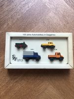 █► Unimog (6) 4er Set 100 Jahre Automobilbau Gaggenau Wiking