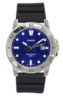 ⌚ Herrenuhr ®CASIO Blau Edelstahl 45mm 5ATM NEU