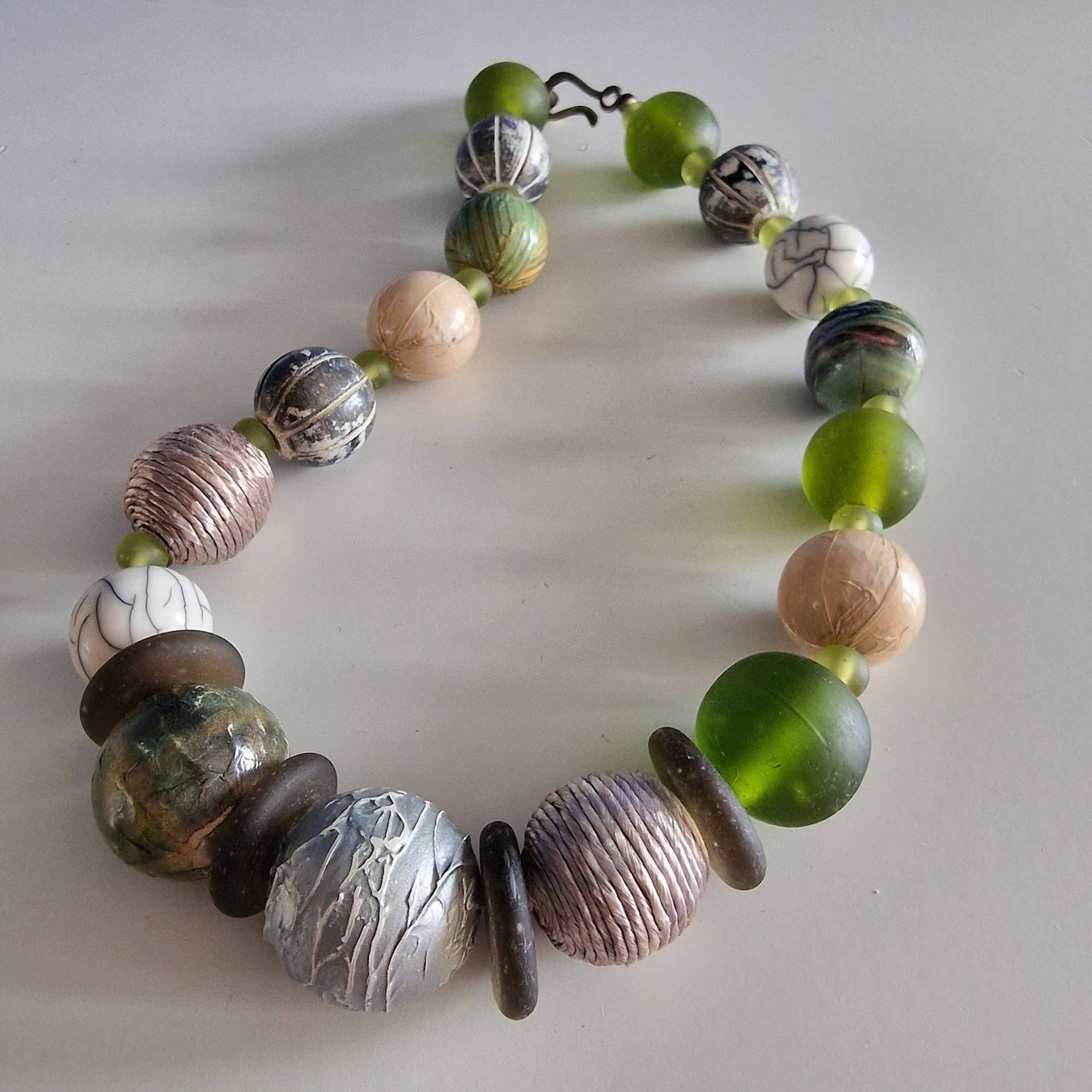 Ketten: Vintage Modekette aus Glas- und Kunststoffperlen – Gebraucht aus Birr von sen_8djr 3