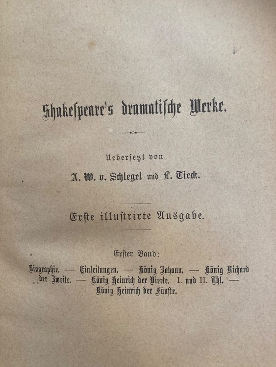 Livres: Shakespeare's dramatische Werke - 5 Bände – D'occasion à zürich par papalapa 3
