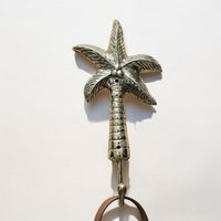 Patère vintage en bronze, palmier 🌴 déco murale, rétro
