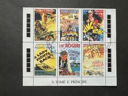 1995 Filmplakate S.Tome gest. (A254)