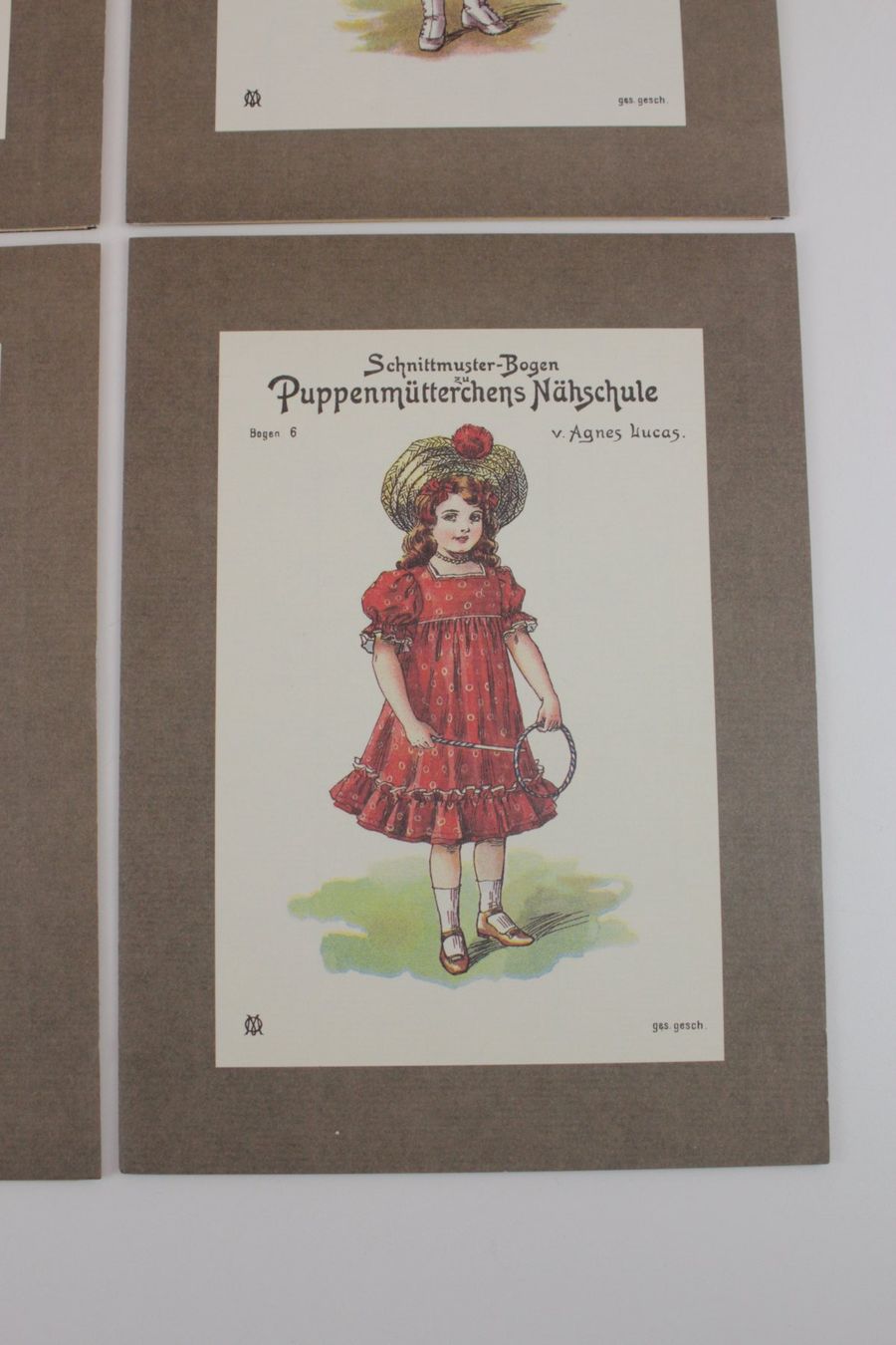 Cartamodelli: Vintage Puppen Schnittmuster Agnes Lucas Nähschule – Usato da Basel venduto da IRMAundFRED 3