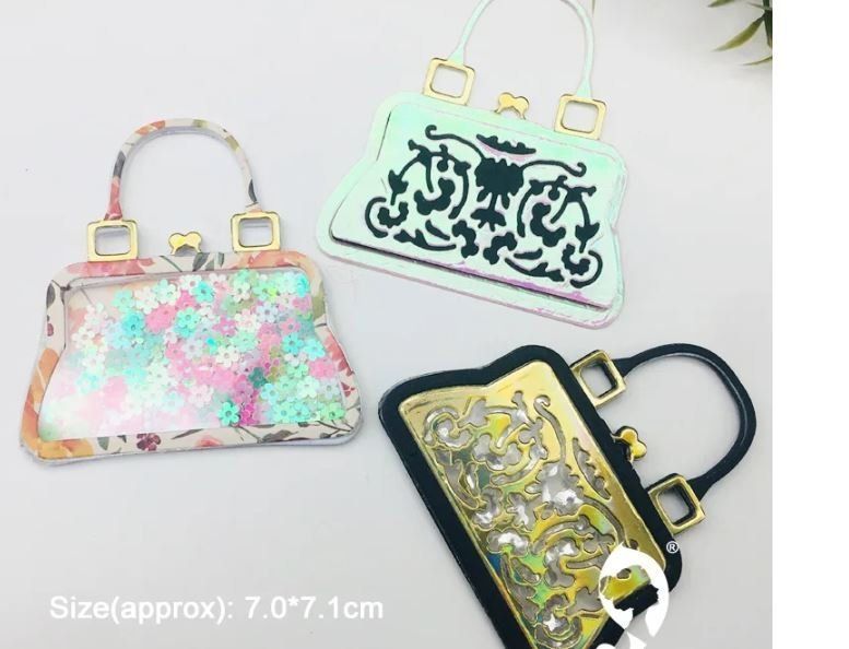 Sciablone: Neues Stanzschablonen-Set Handtasche – Nuovo e nell'imballaggio originale da Effretikon venduto da wenuss