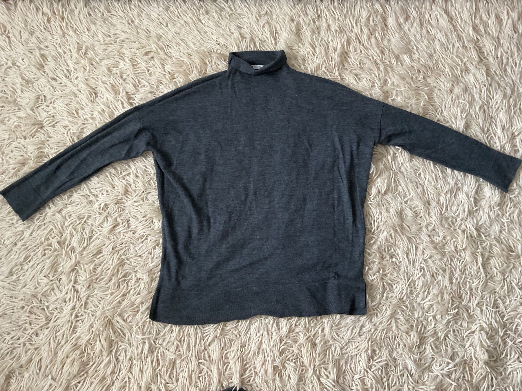 Pulls & Sweat-shirts: ADOLFO DOMINGUEZ Pullover Gr.S breit geschnitten Merino – D'occasion à Weiningen ZH par moon-55