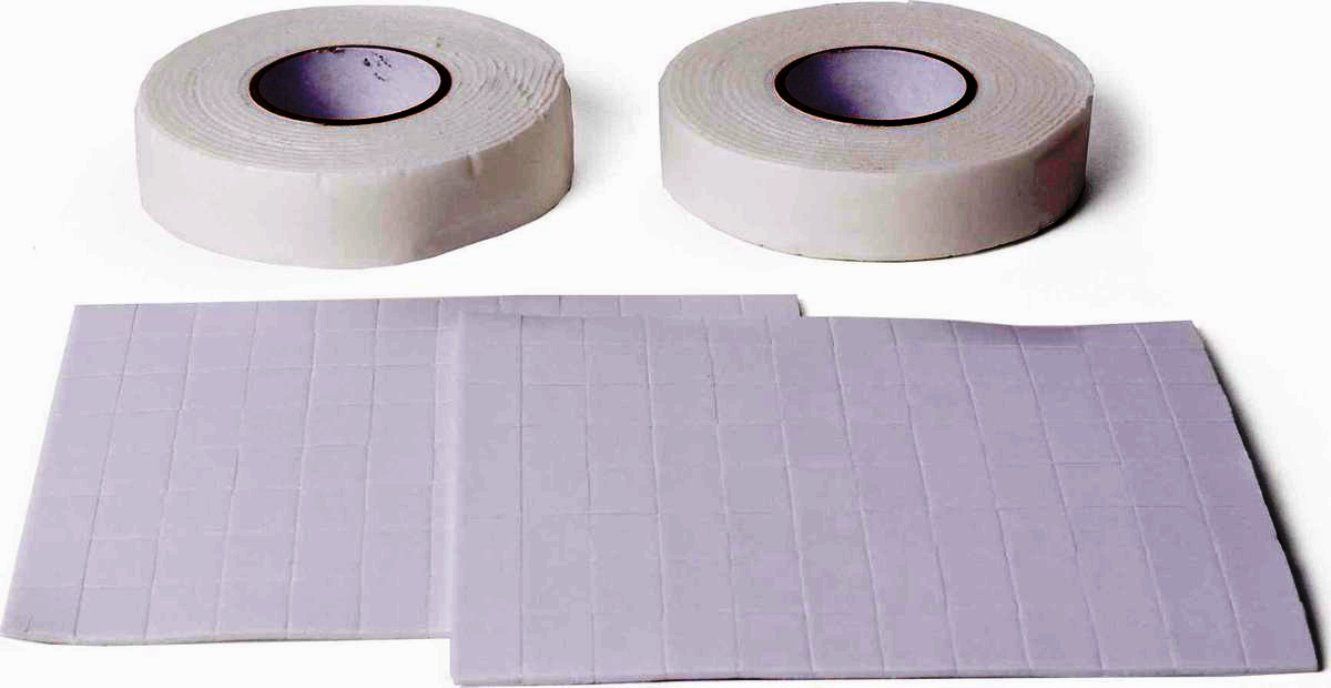 Aufkleber: 2 Schaumbänder doppelseitig à 2m x 18mm / Blatt 15cm x 10cm – Neu und originalverpackt aus St. Gallen von schnaeppchen-preise 2