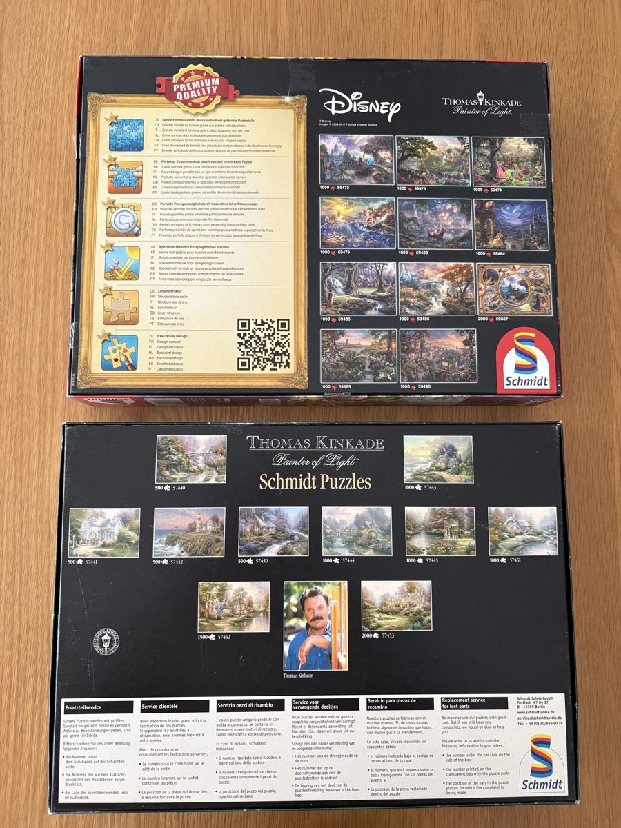 Disney Puzzles: Schmidt Puzzle Thomas Kinkade 1000 pezzi – Gebraucht aus S. Antonino von LIKA91 1