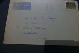Enveloppe et timbre Australie