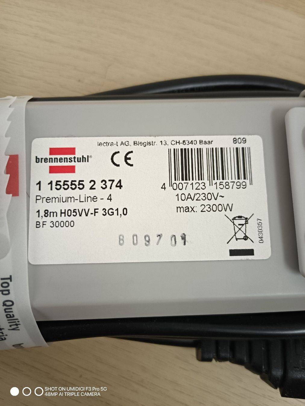 Stecker: Strom Adapter Steckleiste mit 5 Verteiler  – Neu (gemäss Beschreibung) aus Aarwangen von to-hirschi 6