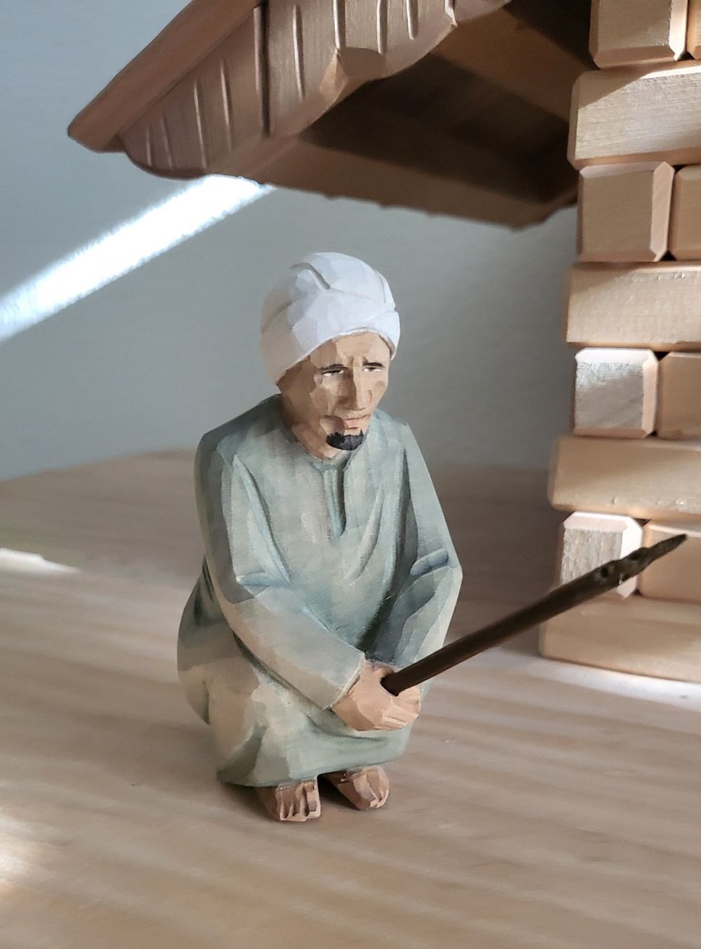 Figurines: original Brienzer Krippenfigur sitzender Hirte – D'occasion à Opfikon par Chbe62