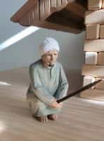 original Brienzer Krippenfigur sitzender Hirte