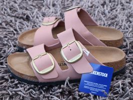 Birkenstock, Arizona Big Buckle, Gr. 38, Leder, NEU