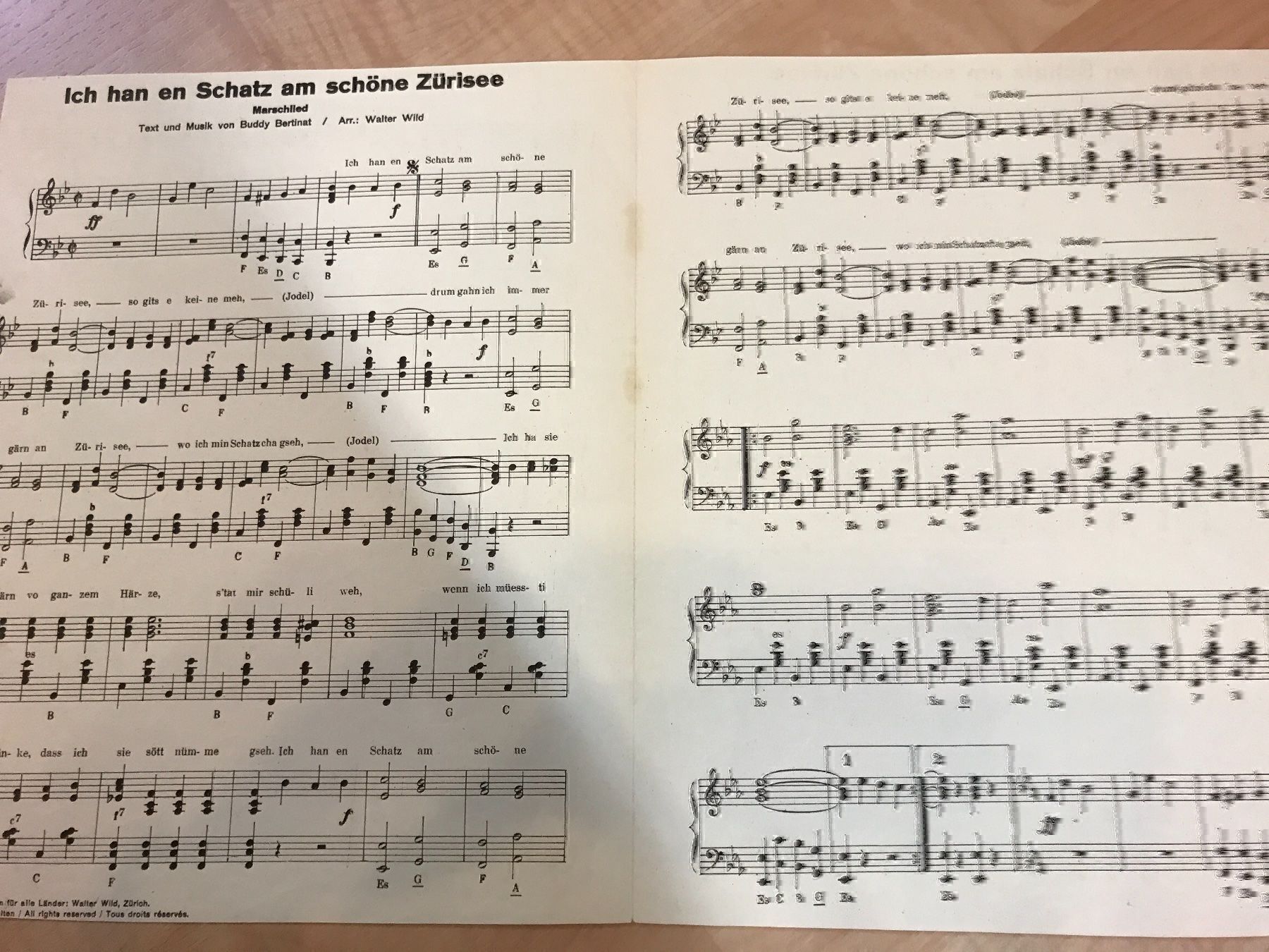 Strumenti musicali: Alte Klaviernoten – Usato da Oberweningen venduto da Jogi2 2