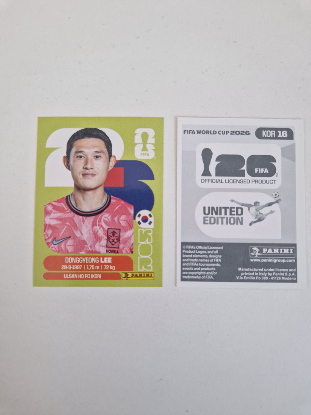 Panini Cartes à collectionner: Panini Sticker KOR16 – Neuf (Voir description) à Stüsslingen par white_angel86
