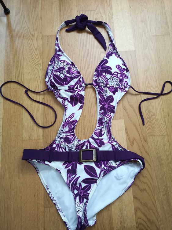 Monokini Gr. 38 mit Blumenmuster 1