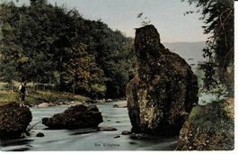 AM SIHLSTEIN  Sihltal ZH ca 1920!