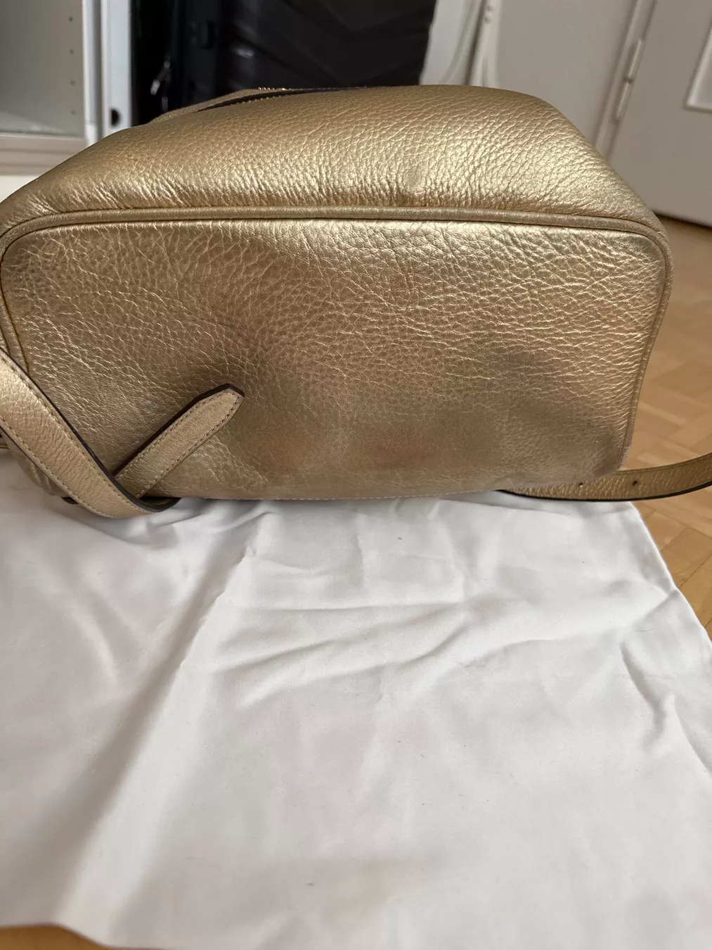 Michael Kors Zaini: Michael Kors Rucksack goldfarben – Usato da St.Gallen venduto da ebe_976r 2