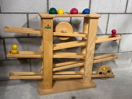 NIC Holzkugelbahn / Multibahn mit Zubehör