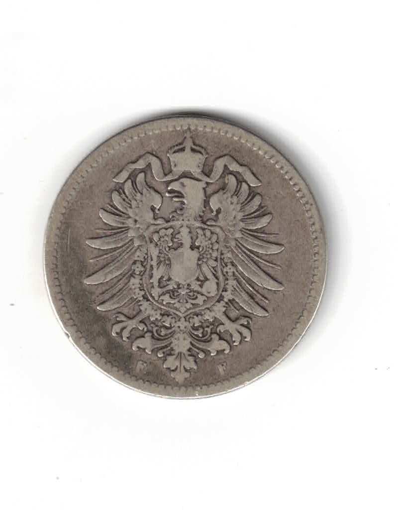 Alle Münzen: Dusches Reich  1875 1 Mark Silber – Gebraucht aus Bottmingen von Golferin 1