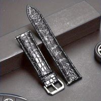 Bracelet de montre en cuir  souple 20 mm  unisex
