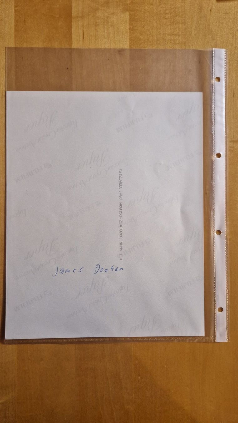 Autogramme: James Doohan, Original Autogramm auf Grossfoto in Farbe – Gebraucht aus Salmsach von Schusoa 1