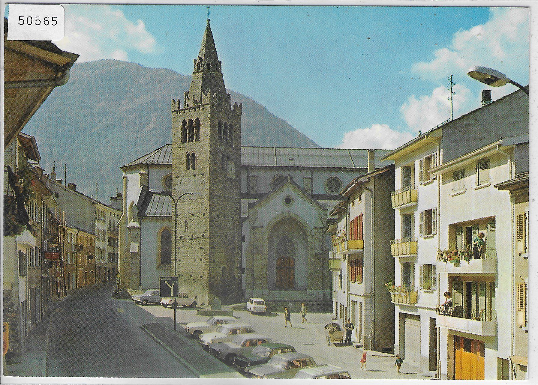Cartoline postali: Place et eglise d'Orsieres VS – Usato da Ettingen venduto da Kartenplanet
