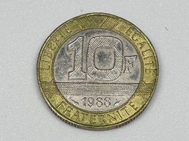 10 Franchi Francesi del 1988