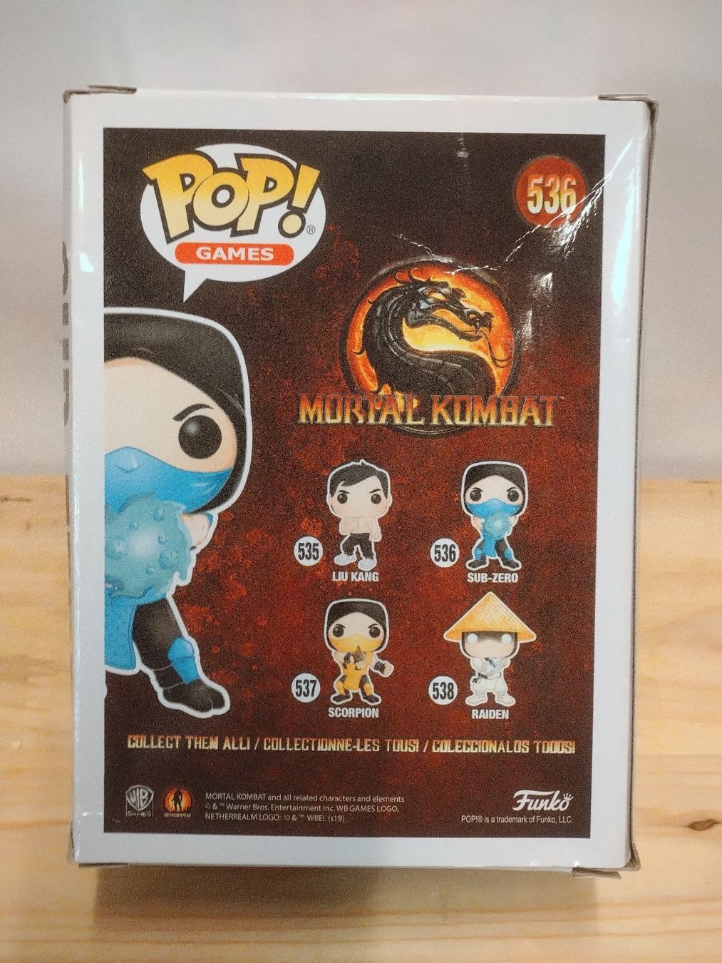 Funko Statuette: Funko Pop Mortal Kombat Sub-Zero 536 Neuf en boîte! – Nuovo e nell'imballaggio originale da Farvagny-le-Grand venduto da LaCaverne 2