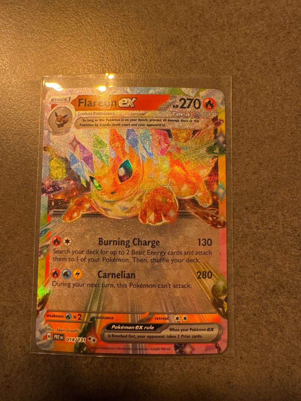 Pokémon Cartes à collectionner: Flareon ex 014/131 Prismatic Evolutions – Neuf (Voir description) à Winterthur par Fischinho