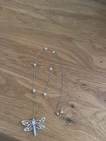 Swarovski Halskette Libelle in Gold