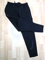 NIKE DRY FIT Herren Jogginghose Lange Trainerhose Schwarz L