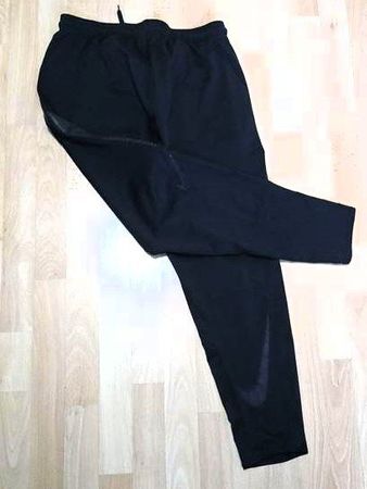 NIKE DRY FIT Herren Jogginghose Lange Trainerhose Schwarz L