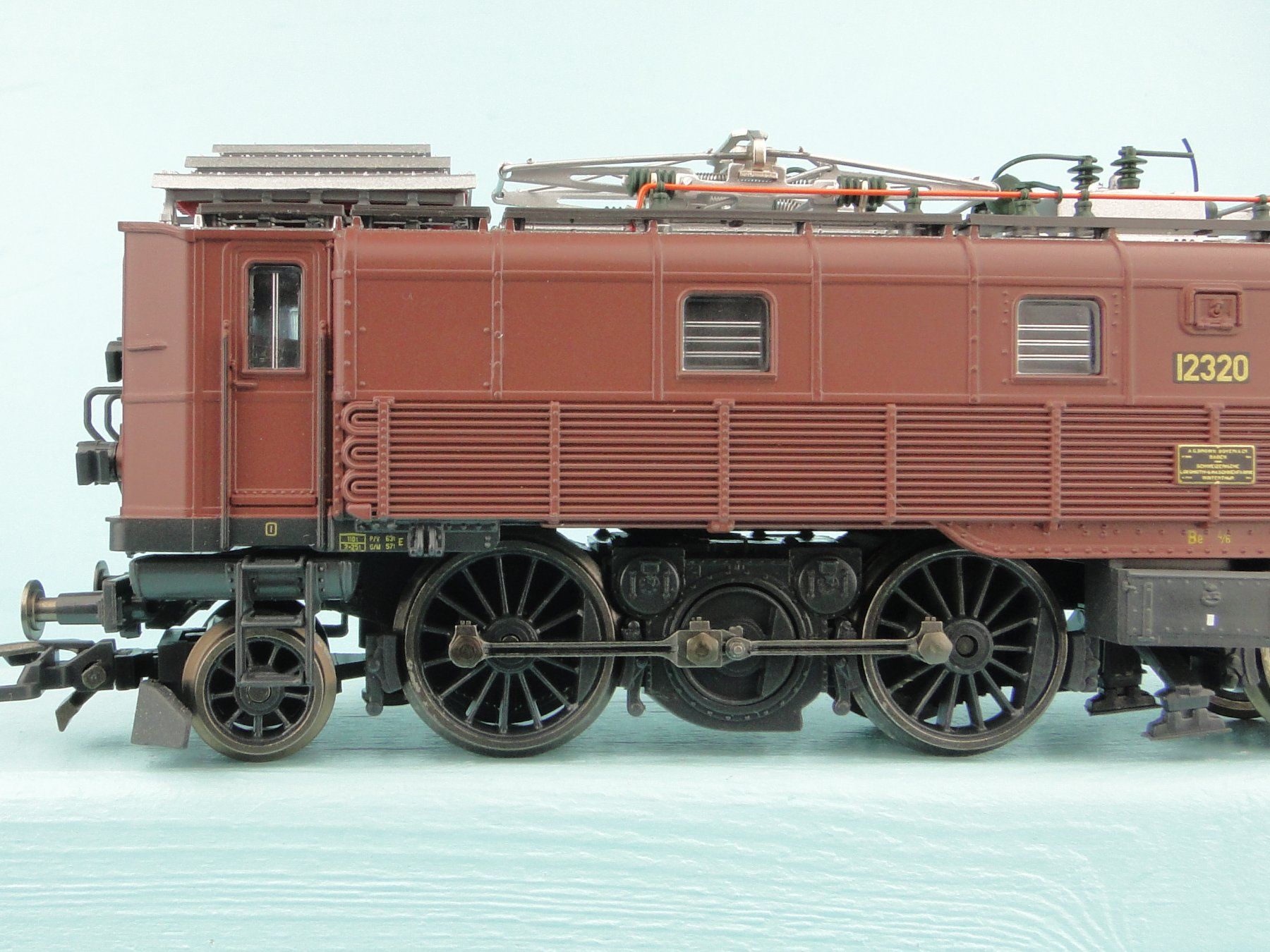 Roco Modellini di ferrovie: Roco 4191B SBB Be 4/6 braun – Usato da Bülach venduto da Albitrain 5