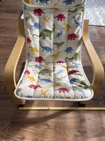 Kinder Sessel Holz Dinosaurier Motiv