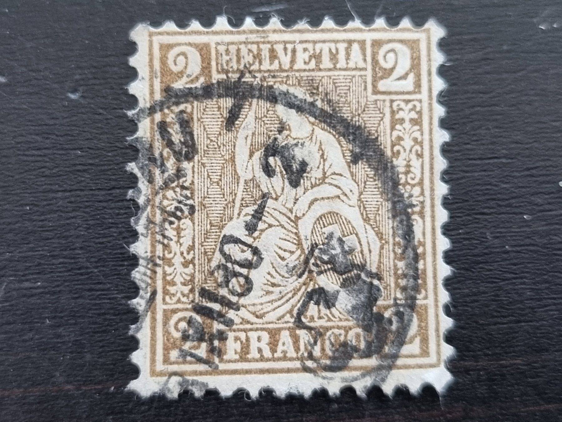 Tutti i francobolli: 29b oblitéré 350.- – Usato da Vésenaz venduto da labonnevente83