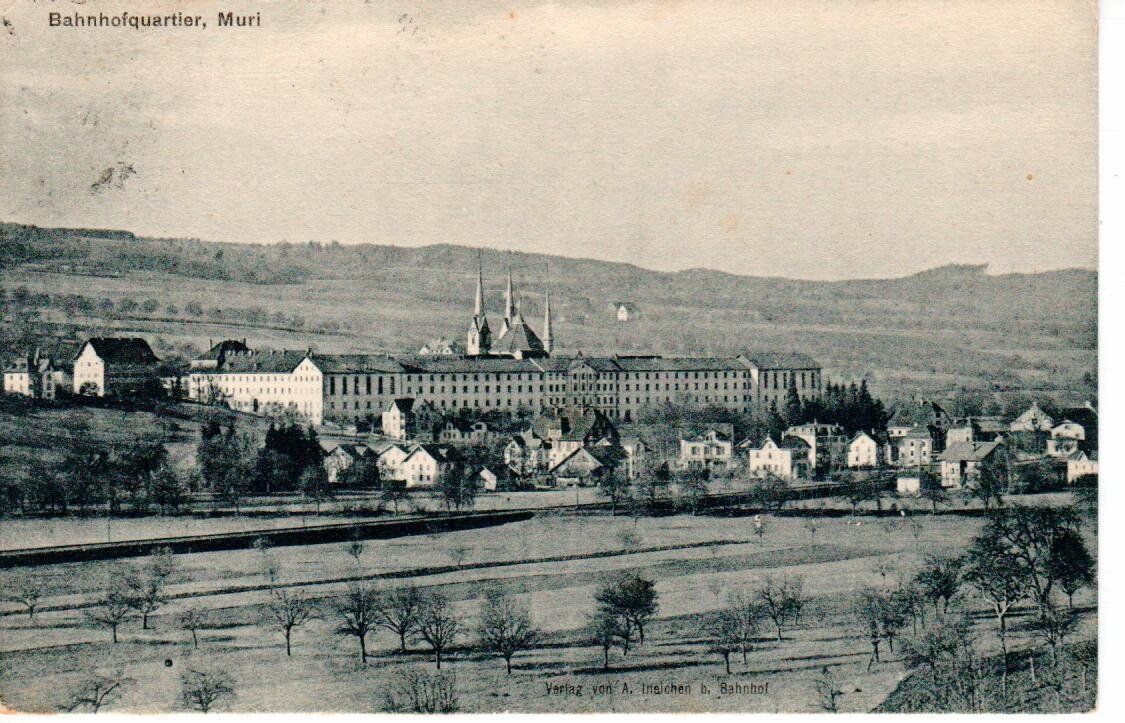 Cartoline postali: Bahnhofquartier Muri – Usato da Wolhusen venduto da Curver9