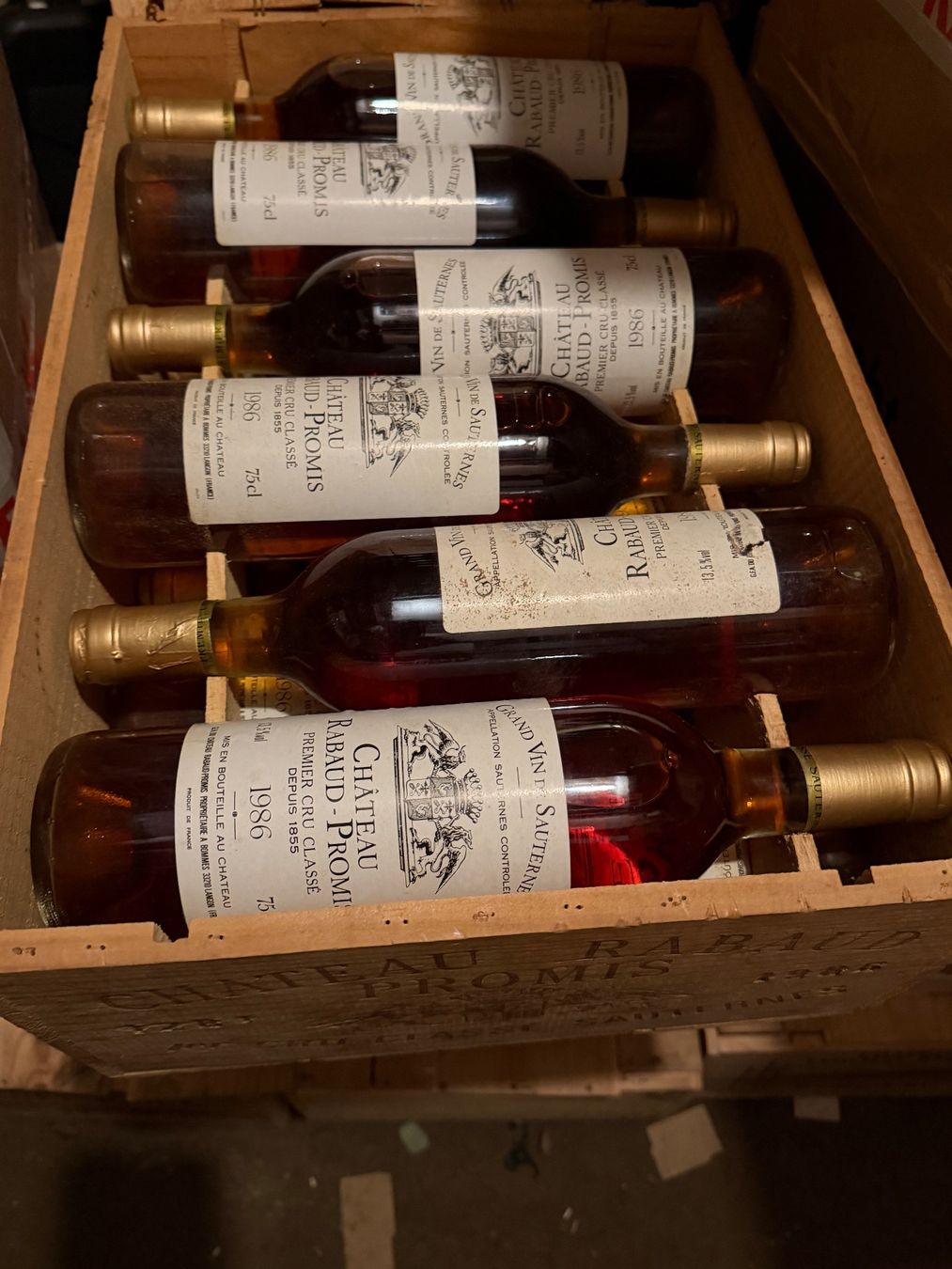 Vino: SUPERBE SAUTERNES Château Rabaud-Promis 1986 – Nuovo (secondo la descrizione) da Roche VD venduto da avediscipule 8
