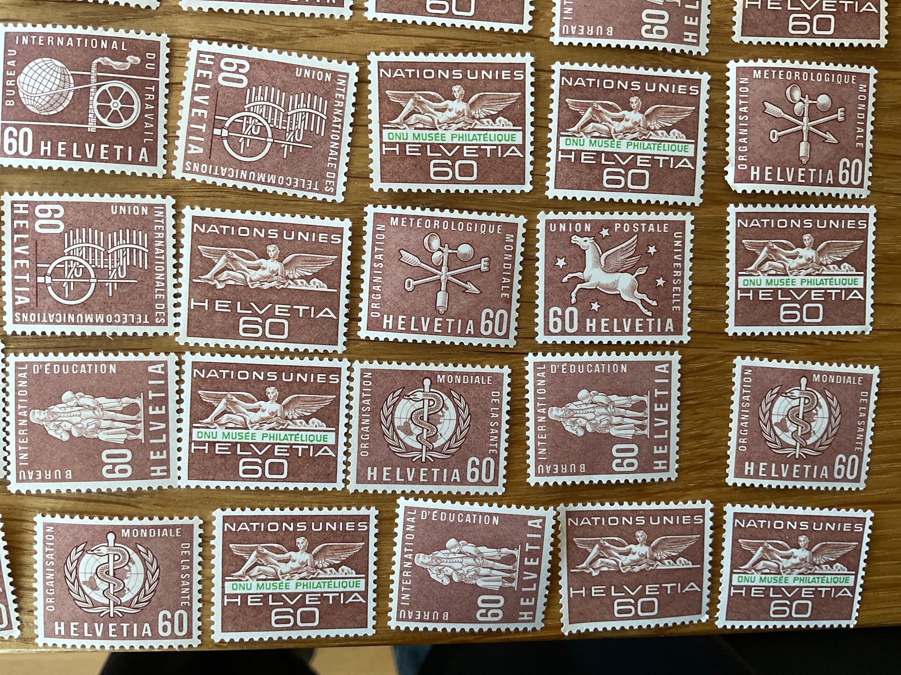 Tutti i francobolli: 60Fr Ämter Frankaturware ungestempelt postfrisch Sammlung – Nuovo (secondo la descrizione) da Wil SG venduto da Chefsugus 4