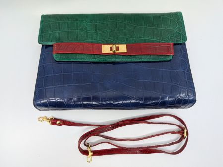 Vintage 3-farbige Ledertasche Swiss Made