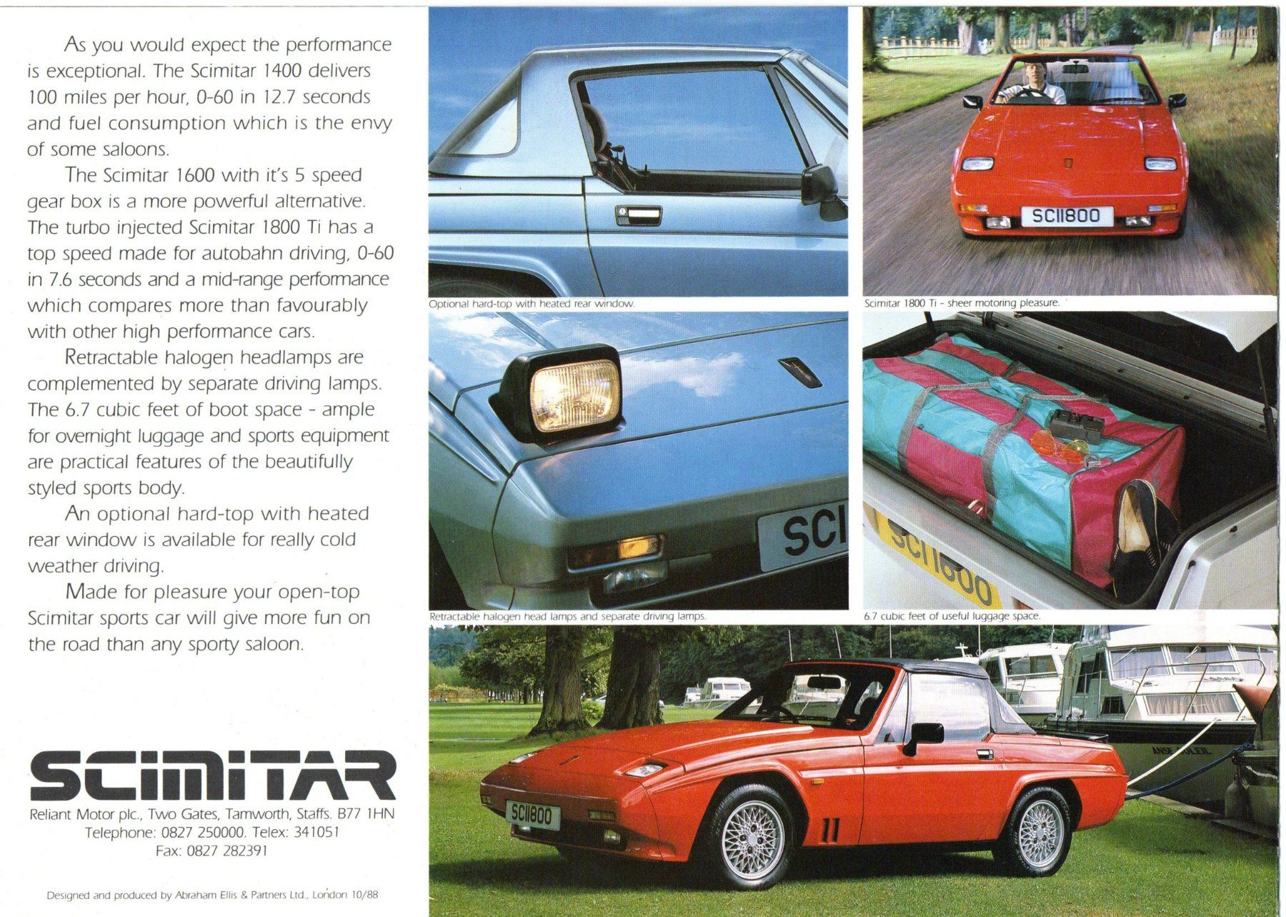 Reliant Automobili: Reliant Scimitar - Original Prospekt – Nuovo (secondo la descrizione) da Malans GR venduto da Chueche427 4