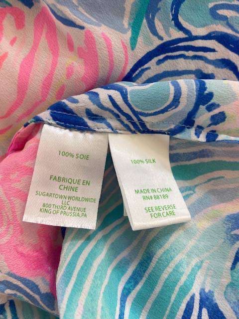Camicette: Lilly Pulitzer Blouse soie 100% – Usato da Châtel-St-Denis venduto da Miami1369 3