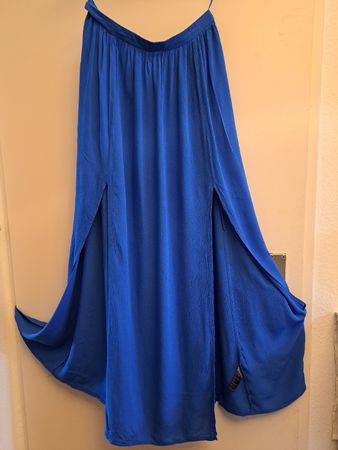 Jupe longue Topshop fendue bleu roi - Taille 38 🤩