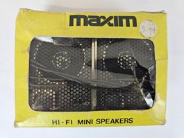 Maxim HI-FI Mini-Boxen in OVP *Rarität* Vintage/Antik-Look
