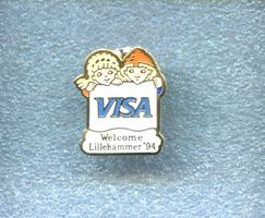Welcome Lillehammer'94  VISA