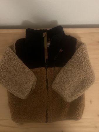 98/104 Kinder Teddyjacke braun dunkelblau neuwertig