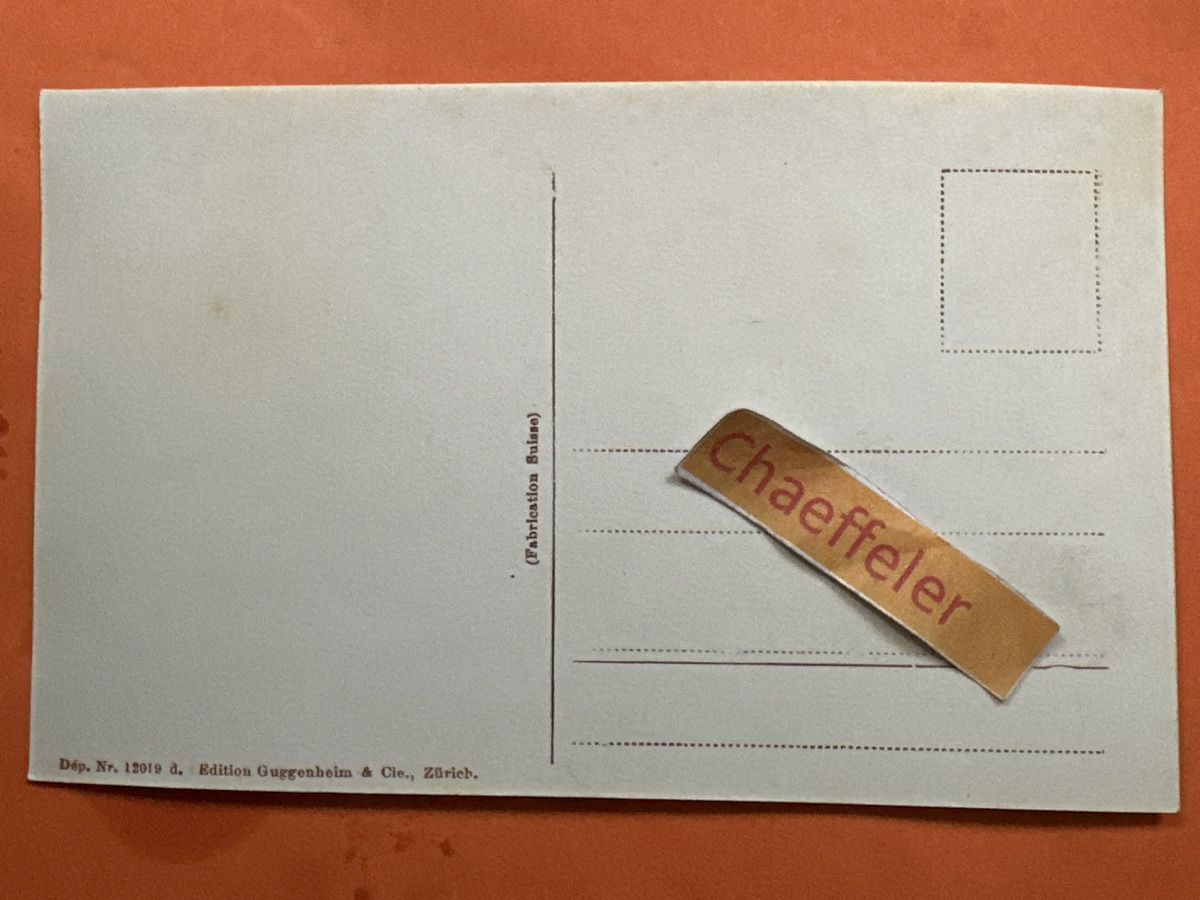 Ansichtskarten: Seltene Ansichtskarte von Küttigen. – Gebraucht aus Zürich von Chaeffeler 1