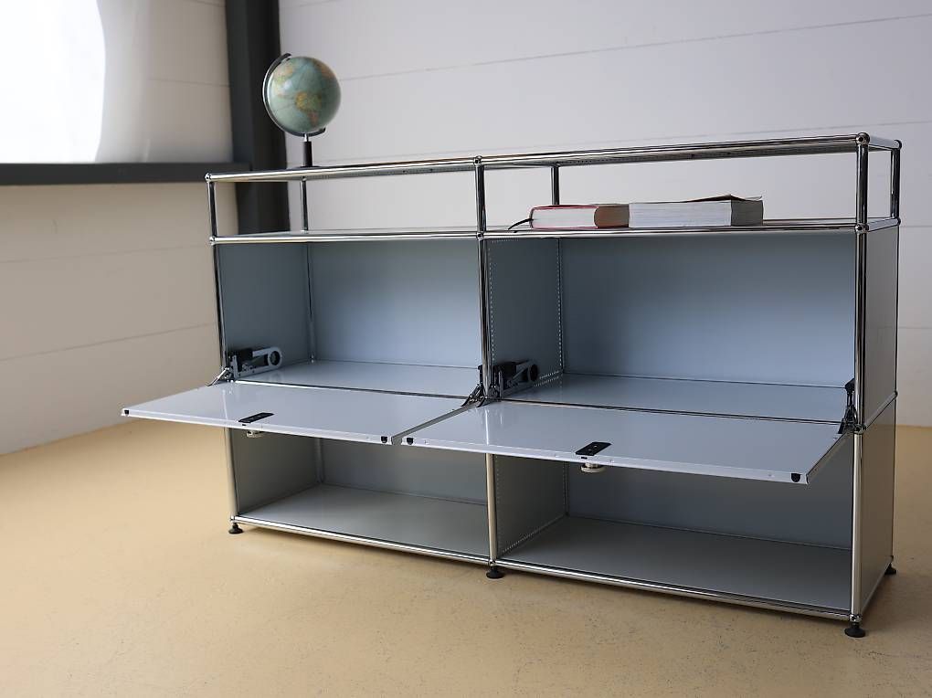 USM Scaffali: USM Haller Sideboard 2x2 in Lichtgrau – Usato da Meinisberg venduto da atelier_TILIJA 5