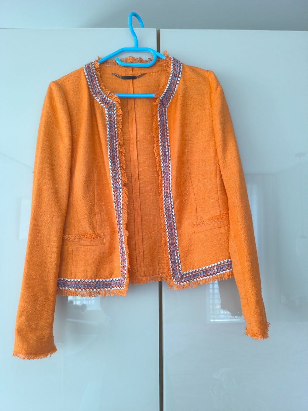 Jacken: Damen Blazer orange Grösse 36 neu – Gebraucht aus Effretikon von fay_25nm