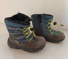 Elefanten Winterstiefel Gr 22 Kinder Schuhe grün/gelb